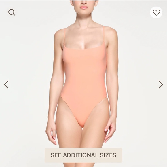 Skims fits everybody cami bodysuit - xxs - limited color：nectar - Picture 4 of 7